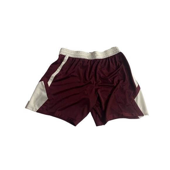 Nike Jordan Jumpman Women’s Sz L Diamond Maroon Basketball Shorts AT0542-670 NWT - Picture 1 of 7